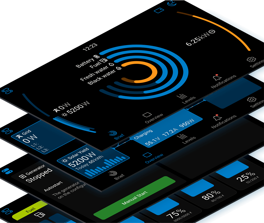 Victron Venus OS 3.50 new UI