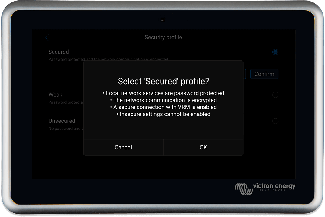 Victron Venus OS 3.50 Improved Security