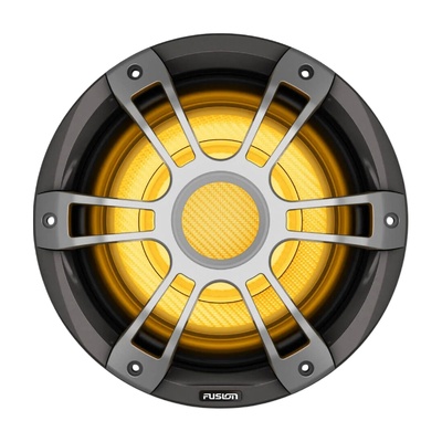 Fusion® Signature Series 3i Marine Subwoofers, 10&quot; 600-watt CRGBW Sports Grey Marine Subwoofer