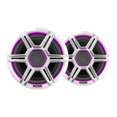 Fusion Apollo™ 7.7&quot; LED Marine Speakers with Sports White Grilles