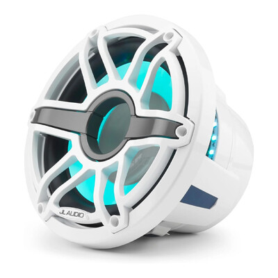 JL Audio M6 Marine Subwoofer, 10&quot; with LED and White Sport Grille