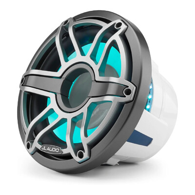 JL Audio M6 Marine Subwoofer, 10&quot; with LED and Titanium Sport Grille