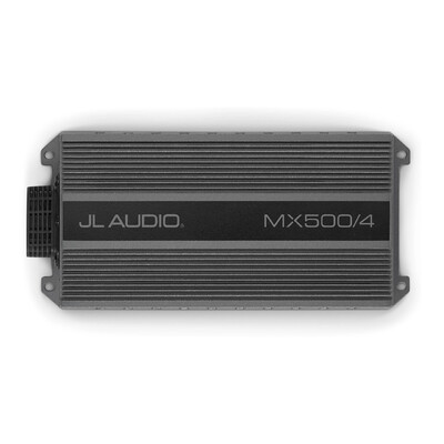 JL Audio MX Series Marine Amplifier MX500/4, 4 Channel Full-Range Amplifier (500 watts)