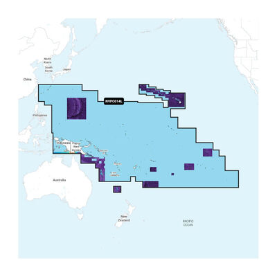 Garmin Navionics Vision+ NVPC014L Pacific Islands Marine Charts | microSD/SD & 1-year Subscription