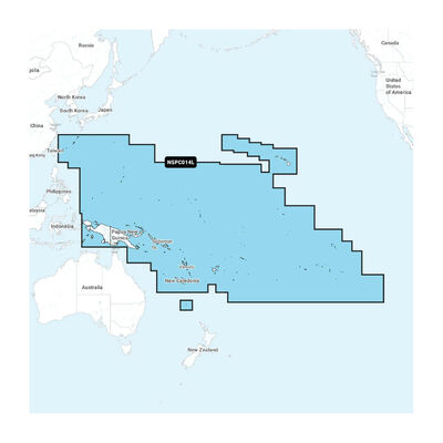 Garmin Navionics+ NSPC014L Pacific Islands Marine Charts | microSD/SD & 1-year Subscription