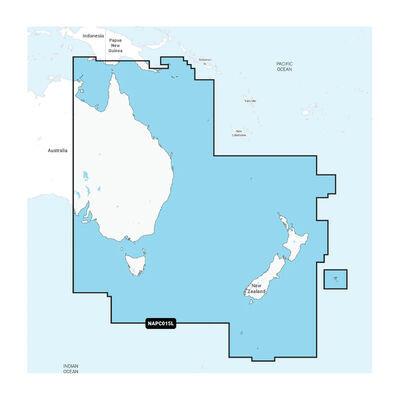 Navionics+ NAPC015L Australia, East & Central to New Zealand - Inland and Coastal Marine Charts | microSD/SD & 1-year Subscription