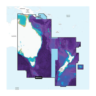 Navionics Platinum+ NPPC015L Australia, East & Central to New Zealand Inland and Coastal Marine Charts | microSD/SD & 1-year Subscription