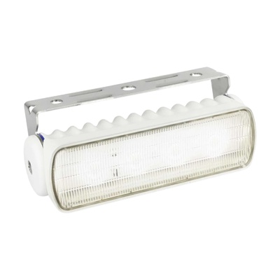 Hella Sea Hawk-R LED Floodlight White Light, White Housing - Spread