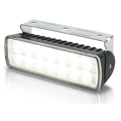 Hella Sea Hawk-XLR White LED Floodlight, Spread with Black Housing