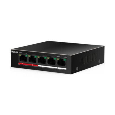 HikVision HiLook NS-0105P-35, L2 Switch, 4 Port PoE, 1 Uplink, 35W PoE Budget, 250m Range