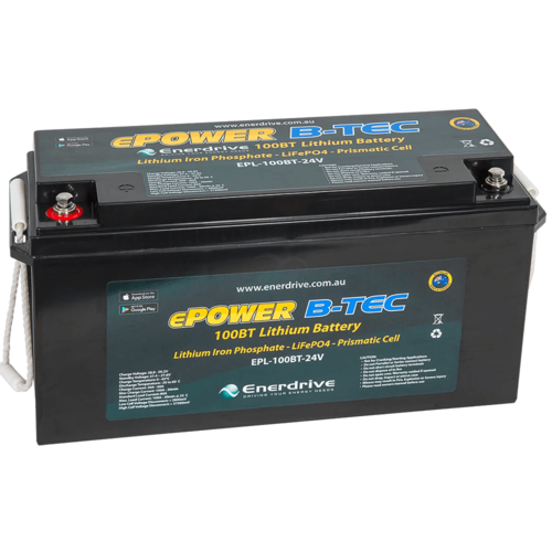 Enerdrive ePOWER 100AH 24V B-TEC Lithium Battery