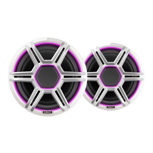 Fusion Apollo™ 8.8" LED Marine Speakers with Sports White Grilles