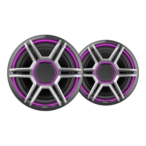 Fusion Apollo™ 8.8" LED Marine Speakers with Sports Grey Grilles