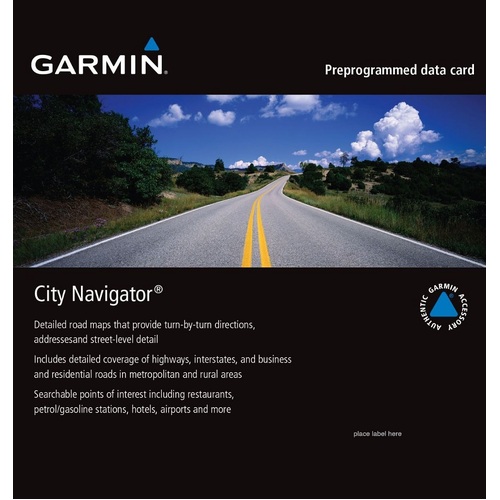 Garmin microSD/SD: City Navigator Australia & New Zealand NT - HERE