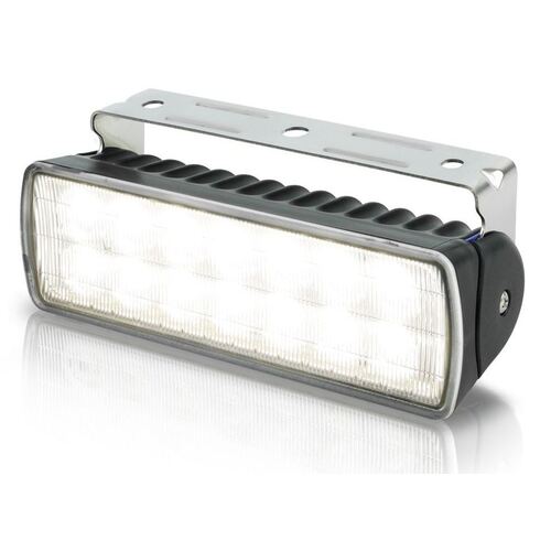 Hella Sea Hawk-XLR White LED Floodlight, Spot with Black Housing