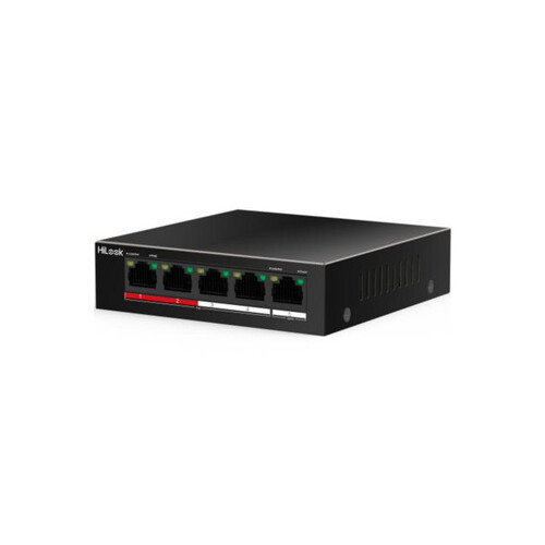 HikVision HiLook NS-0105P-35, L2 Switch, 4 Port PoE, 1 Uplink, 35W PoE Budget, 250m Range