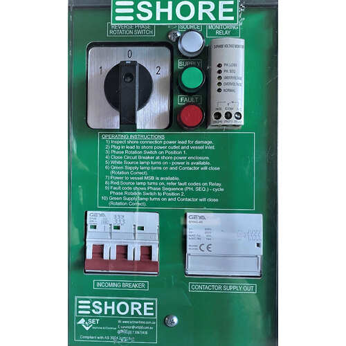 ESHORE Commercial 3P 32A with Reverse Switch (IP66 Rating)