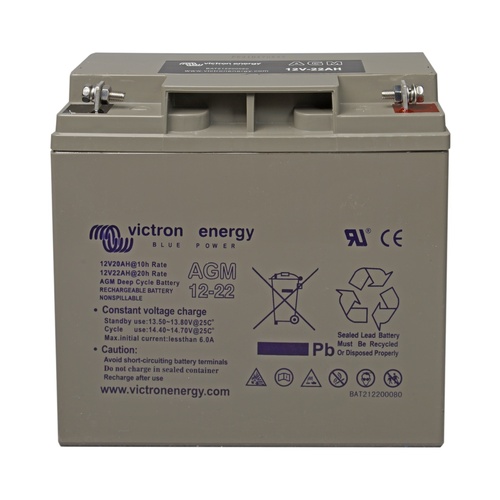 Victron 12V/22Ah AGM Deep Cycle Batt.